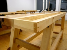 The tool tray are made of pine. Photo: Anton Nilsson