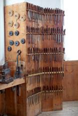 Some more of the lathe tools at Skokloster. Photo: Roald Renmælmo