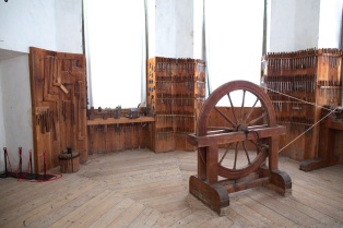Another photo of the lathe room at Skokloster. Photo: Roald Renmælmo