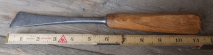 Chisel, possible made by Jan Arendtz in 1664. Photo: Roald Renmælmo